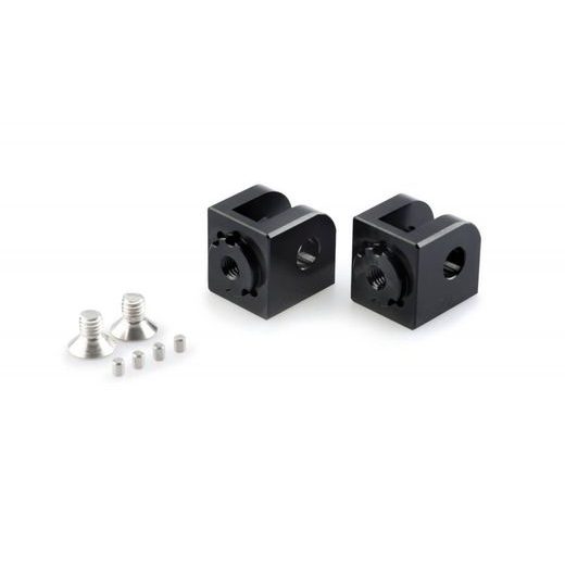 Adapterji za stopalke (Footpeg adapters) PUIG 20241N adjustable črna