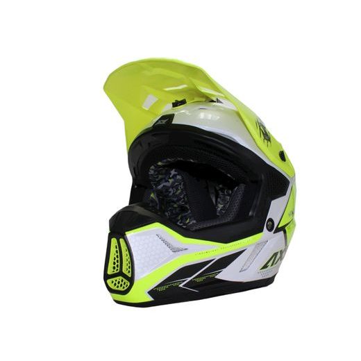 MX čelada AXXIS WOLF ABS star strack a3 gloss fluor yellow M