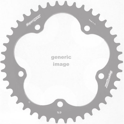 Rear ALU sprocket SUPERSPROX RAL-614:43-BLK črna