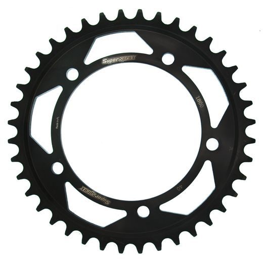 Zadnji verižnik (zobnik) SUPERSPROX RFE-1800:40-BLK črna 40T, 530