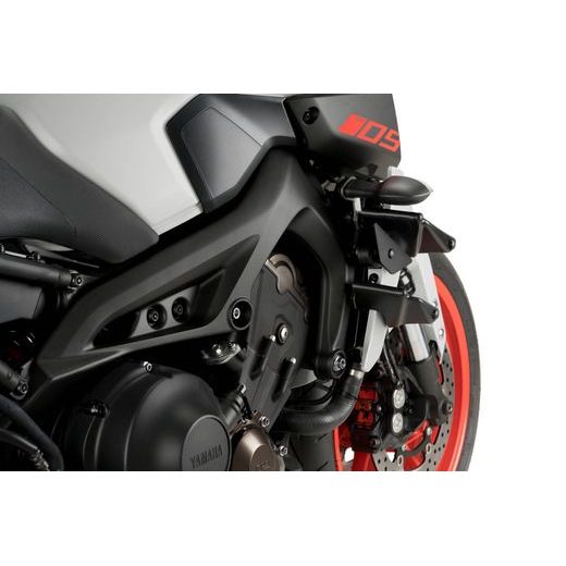 Side spoilers PUIG DOWNFORCE 20380R rdeč