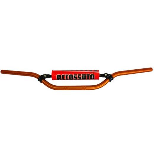 Krmilo - balanca ACCOSSATO aluminium, 22 mm oranžna