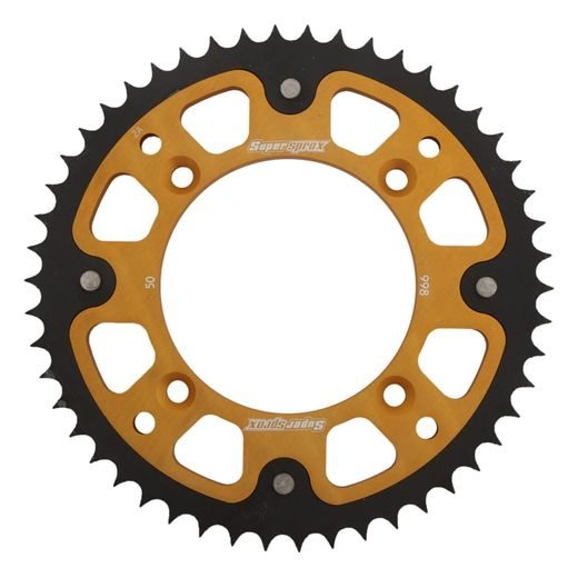 Zadnji verižnik (zobnik) SUPERSPROX STEALTH RST-998:50-GLD zlata 50T, 428