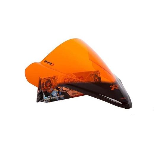 Windscreen PUIG RACING 4826T oranžna
