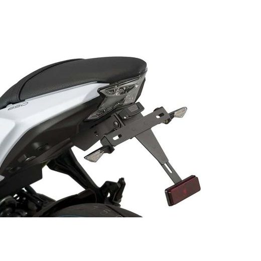 Adjustable license support PUIG 9353N črna