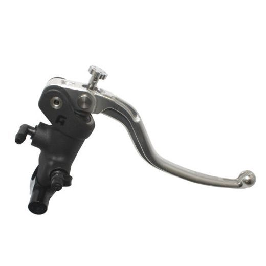 Radial brake master cylinder ACCOSSATO PC010 19 x 18 with fixed lever,silver