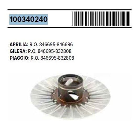 Sliding driven half pulley assy RMS 100340240