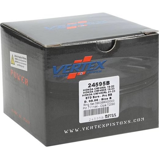 Complete piston VERTEX 24595B Cylinder 99, piston 98,96 mm (Big Bore)