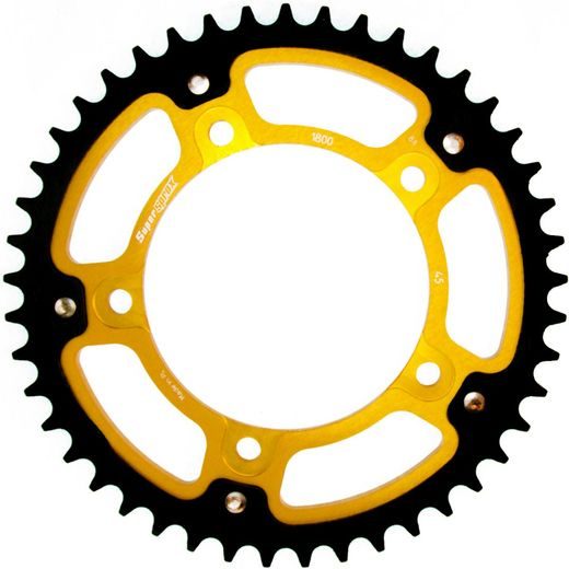 Rear sprocket SUPERSPROX STEALTH RST-1800:45-GLD zlata 45T, 530