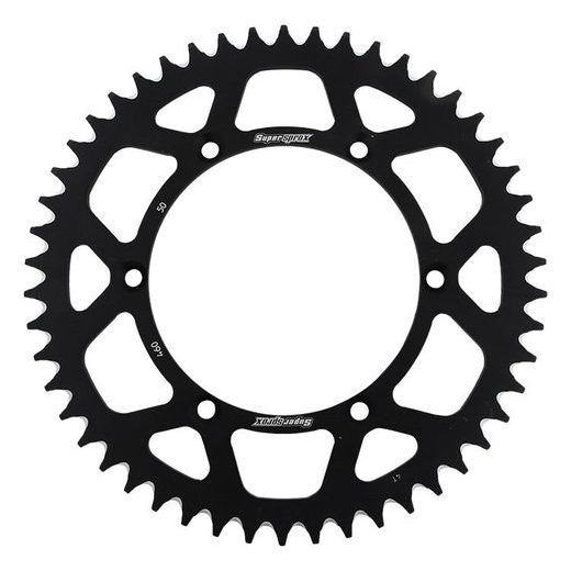 Rear ALU sprocket SUPERSPROX RAL-460:50-BLK črna 50T, 520
