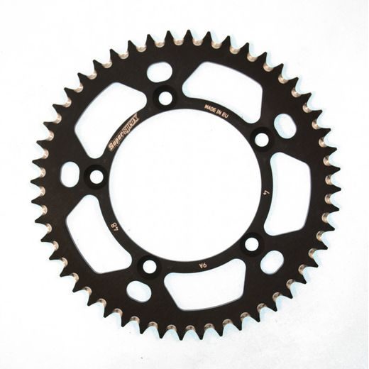 Aluminijasti zadnji verižnik (zobnik) SUPERSPROX RAL-4:48-BLK črna 48T, 420