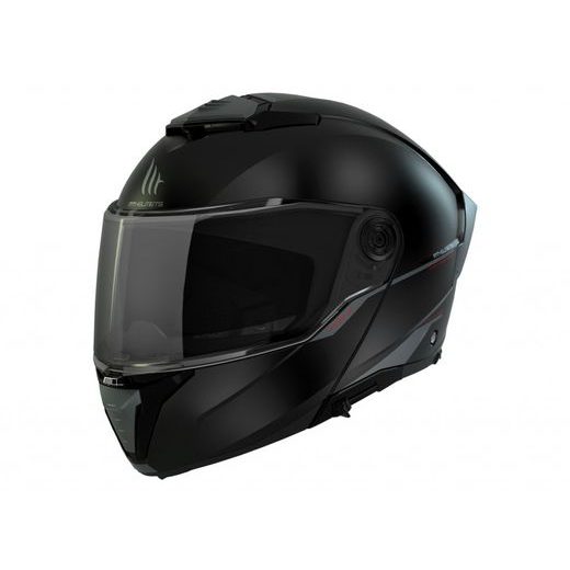 Preklopna čelada MT Helmets ATOM 2 SV SOLID A1 GLOSS BLACK XXL