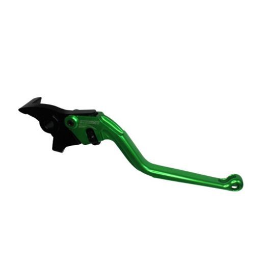 Ročica zavore ACCOSSATO EDF039 fixed CNC-worked aluminium, green
