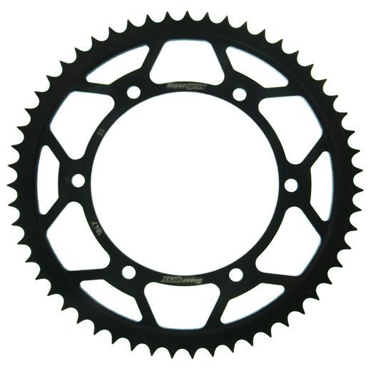 Zadnji verižnik (zobnik) SUPERSPROX RFE-1847:55-BLK črna 55T, 428