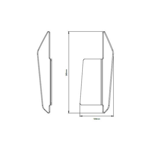Upper deflectors PUIG 20430W clear