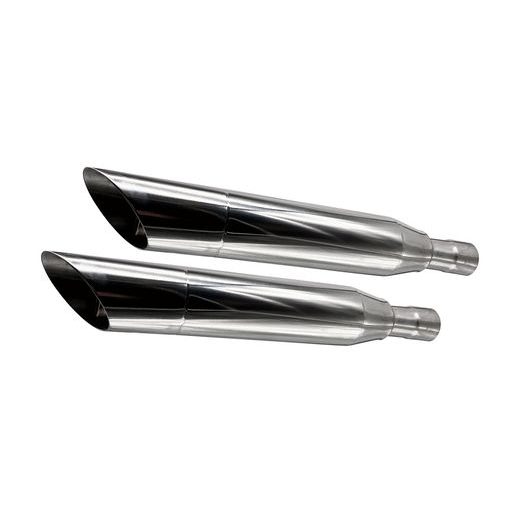 Dual slip-on exhaust GPR SHASH HD.1.1.SL Polished Stainless Steel