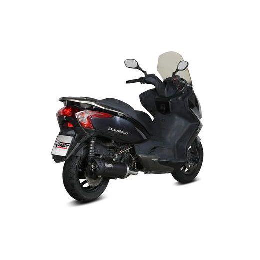 Celoten izpušni sistem 1x1 MIVV MOVER MV.KY.0002.LV Črn