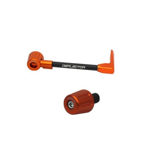 Lever guard in aluminium + left end ACCOSSATO DE004 with black hose and joint right