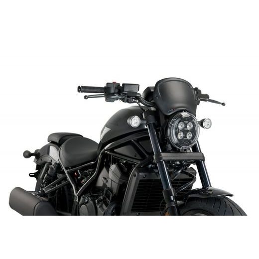 Windshield PUIG FRONTAL PLATE 20821J matt black