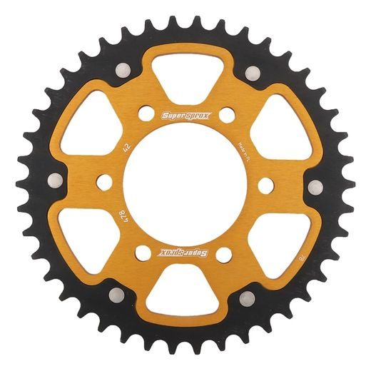 Zadnji verižnik (zobnik) SUPERSPROX STEALTH RST-478:42-GLD zlata 42T, 520