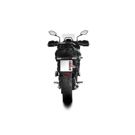 Celoten izpušni sistem 2x1 STORM OVAL K.059.LX1B Črn