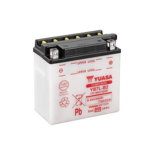 Yumicron battery NO ACID YUASA YB7L-B2