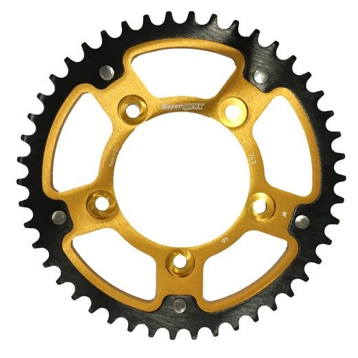 Zadnji verižnik (zobnik) SUPERSPROX STEALTH RST-743:46-GLD zlata 46T, 520