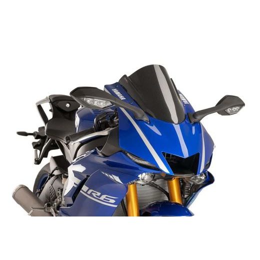 Windscreen PUIG RACING 9723C carbon look