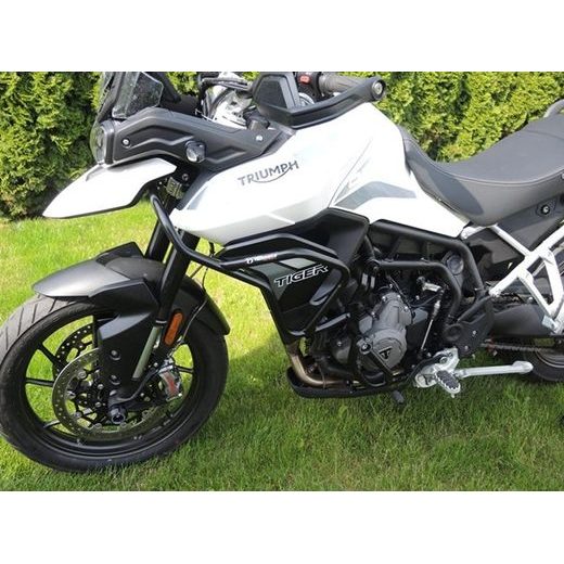 Engine guards RDMOTO CF153KD Črn lower + upper frames (with protectors)