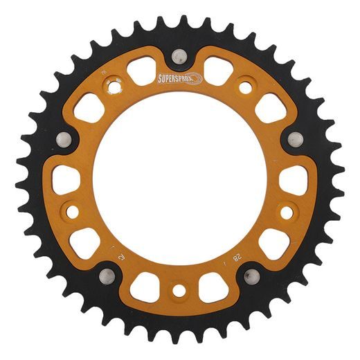 Zadnji verižnik (zobnik) SUPERSPROX STEALTH RST-28:42-GLD zlata 42T, 520