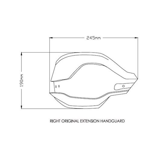 Ščitniki za roke PUIG EXTENSION 3763F dark smoke