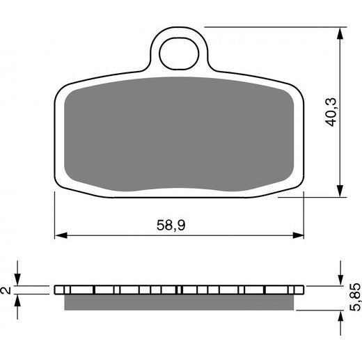 Zavorne obloge GOLDFREN 308 S3
