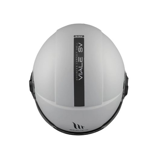 Jet čelada MT Helmets VIALE SV S SOLID A12 MATT GREY XS