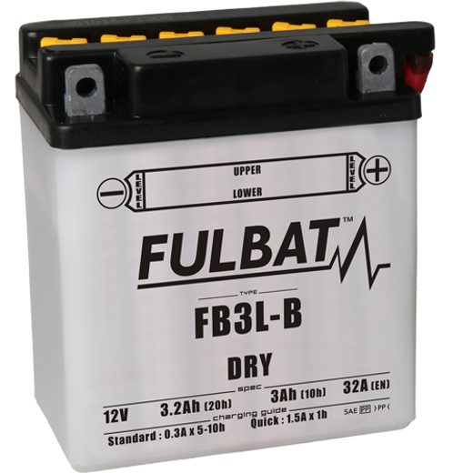 Konvencionalen akumulator (priložena kislina) FULBAT FB3L-B (YB3L-B) Kislina priložena