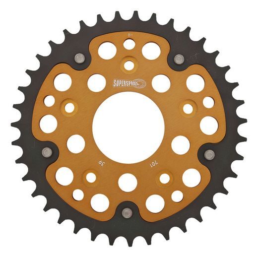 Zadnji verižnik (zobnik) SUPERSPROX STEALTH RST-701:39-GLD zlata