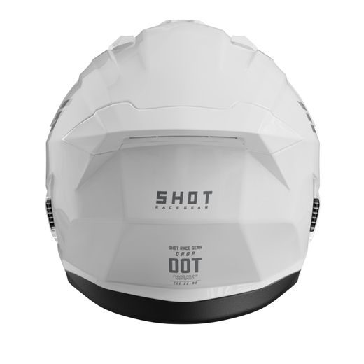 Helmet SHOT DROP SOLID A05-21OJ-A02-07 white glossy XS