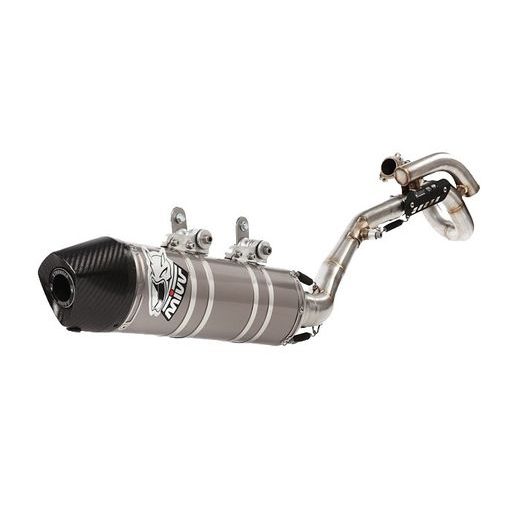 Celoten izpušni sistem 1x1 MIVV OVAL M.YA.023.SXC.F Nerjaveče jeklo / Karbonska kapa YAMAHA - YZ 250 F [2010 - 2011]