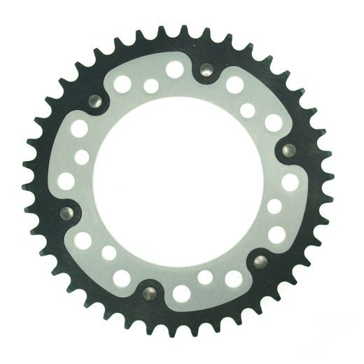 Rear sprocket SUPERSPROX STEALTH RST-498:42-SLV srebrna 42T, 525