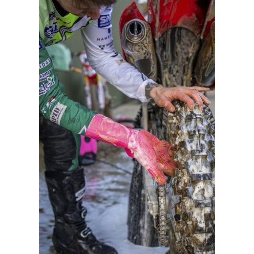 Deep scrubber gloves MUC-OFF 20404 pink S