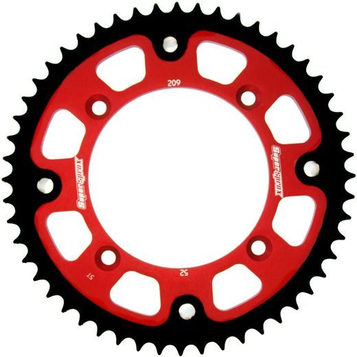 Rear sprocket SUPERSPROX STEALTH RST-209:50-RED rdeč 50T, 420