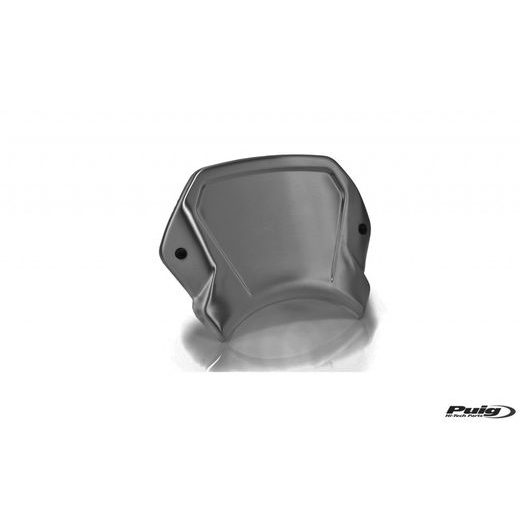 Windshield PUIG FRONTAL PLATE 3701N črna aluminium