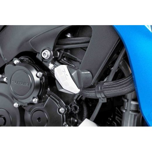 Spare rubber end protector PUIG R12 6378B bela