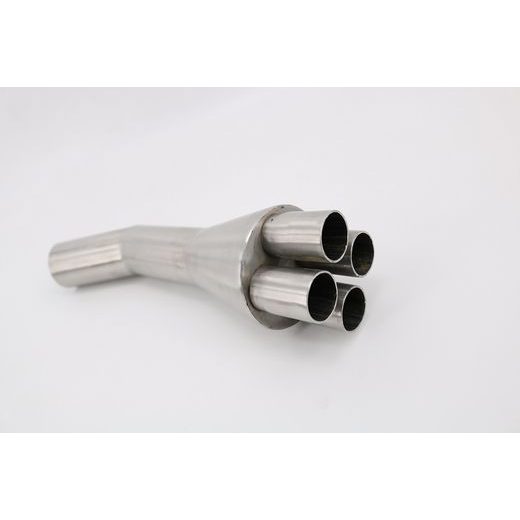 Povezovalna cev za izpuh GPR CAFÉ RACER 4in1 CAFE.COL.1 Brushed Stainless steel