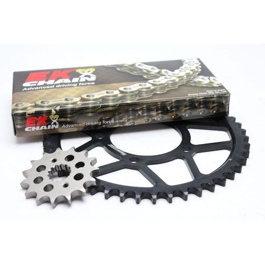 Chain kit EK PREMIUM EK + SUPERSPROX with gold MVXZ2 chain -absolute TOP quality