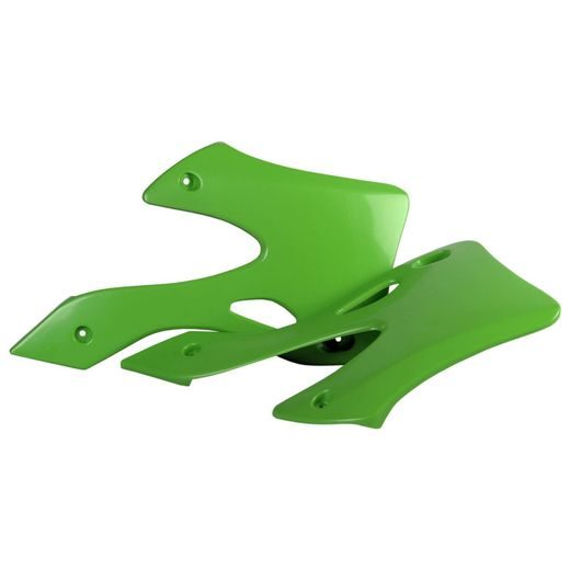 Radiator scoops POLISPORT 8419200002 (par) green