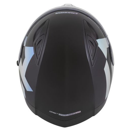 Integralna čelada CASSIDA Orbit Grind Absolut black matt, holografic S
