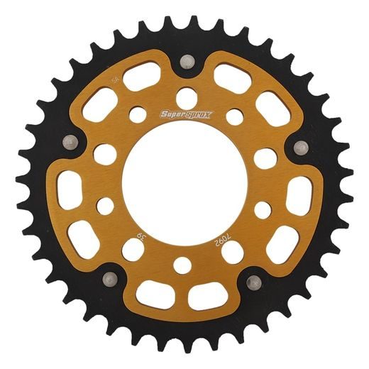 Zadnji verižnik (zobnik) SUPERSPROX STEALTH RST-7092:39-GLD zlata 39T, 525