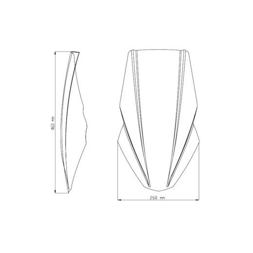 Windshield PUIG NEW. GEN TOURING 9369W prozorna