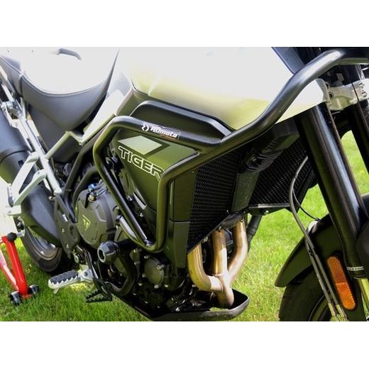 Engine guards RDMOTO CF153KD Črn lower + upper frames (with protectors)