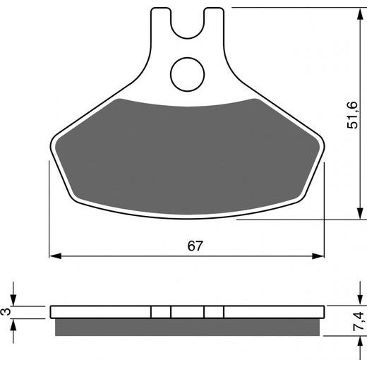 Zavorne obloge GOLDFREN 291 S3
